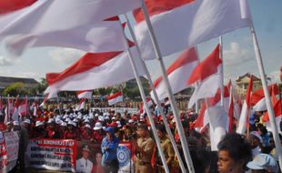 Aksi damai Ganyang Malaysia