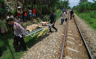 KECELAKAAN SRAGEN : Pria Tanpa Identitas Tertabrak KA Matarmaja