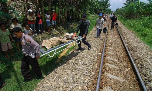 KECELAKAAN SRAGEN : Pria Tanpa Identitas Tertabrak KA Matarmaja