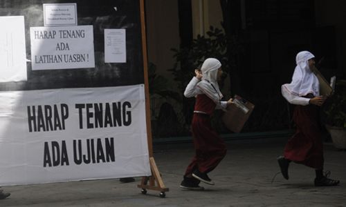 UN 2015 : Antisipasi Oglangan saat UN, Sekolah Siapkan Genset