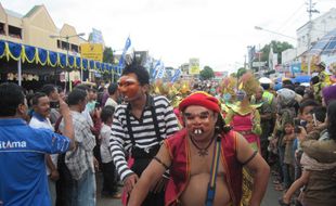 Pawai budaya di Wonogiri berlangsung meriah 