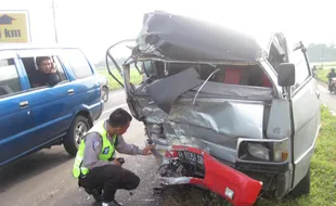 Korban Laka karambol akhirnya meninggal