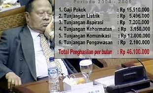          Gaji anggota DPR juga bakal naik   