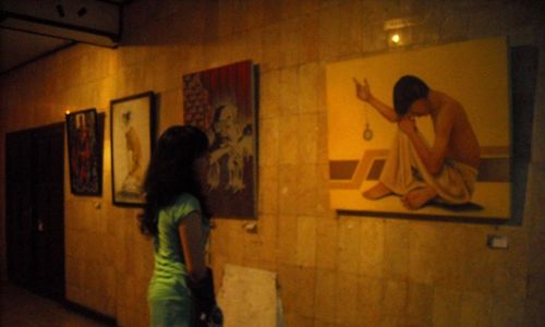 Visual Art Exhibition Kritis, interupsi mahasiswa dalam karya