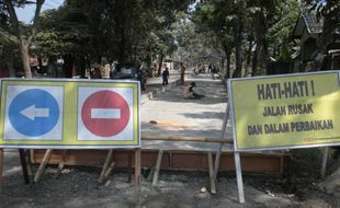 Jalan ringroad utara ditutup 1,5 bulan