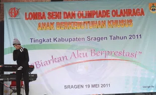 Siswa SLBN Sragen ikuti Festival Seni dan ABK 