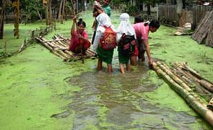 4 Desa di Tuban terendam banjir luapan Bengawan Solo