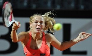 Roma Terbuka,  Wozniacki tak terbendung