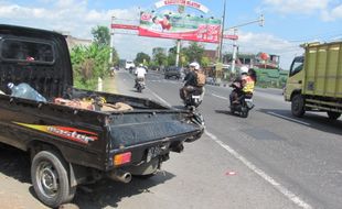 Laka beruntun, dua luka-luka