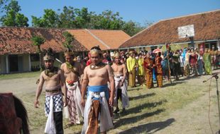 Peringati HUT, SMKN 1 Juwangi gelar kirab budaya