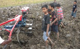 Bosan main PS, berburu belut jadi keasyikan tersendiri isi liburan