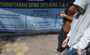 1.835 Siswa perebutkan kursi diploma UNS