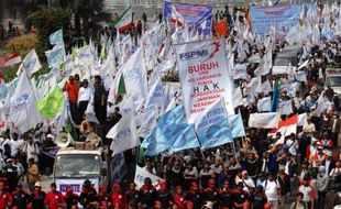 HARI BURUH 1 MEI : Ada 14 Lokasi Peringatan May Day di Jakarta