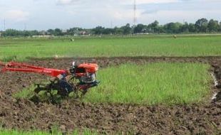 Ditaruh di dalam rumah, traktor raib dicuri