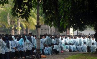  Hari kedua puasa, puluhan PNS Klaten terlambat