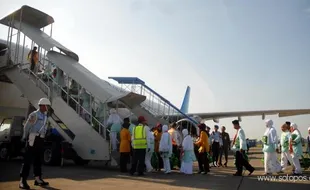 Kloter pertama Indonesia tiba di Jeddah 2 Oktober