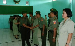  Kodim 0717  Purwodadi lakukan pergeseran Danramil dan Pasi