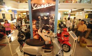 Skuter Vespa pun kembali menggoda