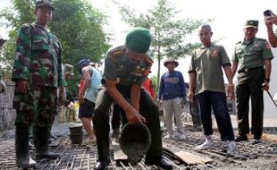 Lewat TMMD, TNI Buka Akses Karangpandan-Ngargoyoso Karanganyar