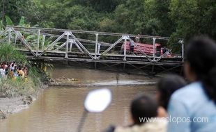 Jembatan Abang di Gatak segera dibangun kembali