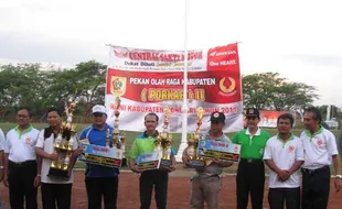 Jatisrono juara umum Porkab II KONI Wonogiri