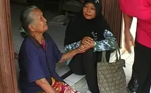 Anak tega sekap ibu kandungnya