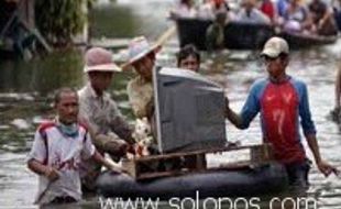   Dilanda banjir, penghuni penjara di Bangkok dievakuasi