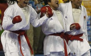  KARATEKA INDONESIA LUAPKAN KEGEMBIRAAN