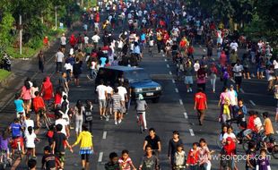 Warga Semanggi minta CFD di Jl Kiai Mojo