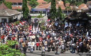 Ribuan petani  Boyolali demo tolak RPP tembakau