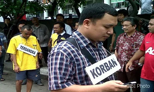 Polisi gelar rekonstruksi pembunuhan juara Olimpiade Sains