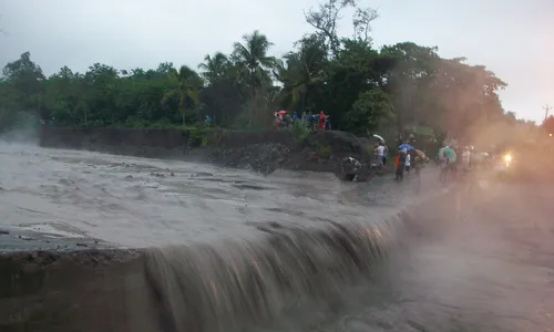 Semua jembatan sabo dam Gendol tertutup lahar