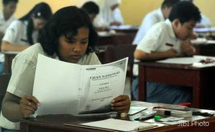 UJIAN NASIONAL: Pelaksanaan UN di 11 Sekolah Bakal Digabung