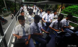 UJICOBA WIFI DAN LAPTOP SMK