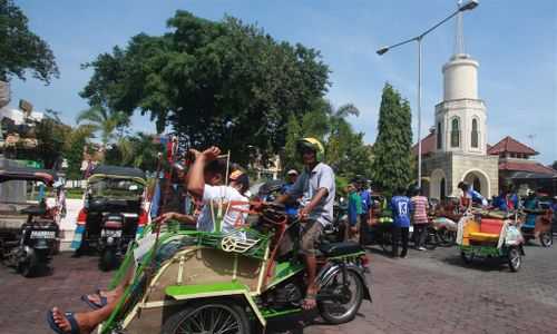 BECAK MOTOR : Becak di Ngawi Bikin Kapok Penumpang, Ingin Tahu Penyebabnya?