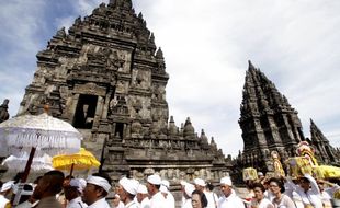 HARI RAYA NYEPI: Tawur Agung Digelar Hari Ini Di Candi Prambanan