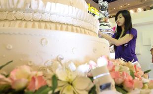  WEDDING EXPO: Hiasan mawar dan warna pastel jadi tren wedding