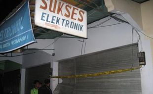 Toko Elektronik Milik Anggota DPRD di Wonogiri Terbakar