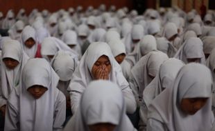  SMA N 1 KARANGANYAR Gelar Doa Bersama