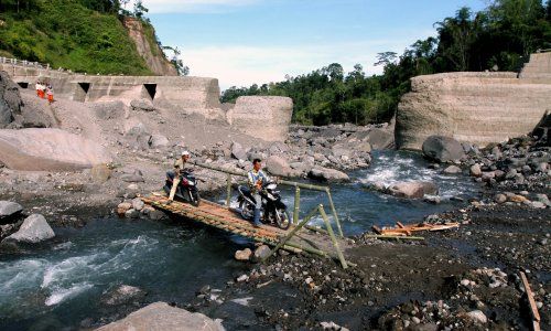 NORMALISASI SUNGAI: Dua Sungai di Lereng Merapi Dinormalisasi