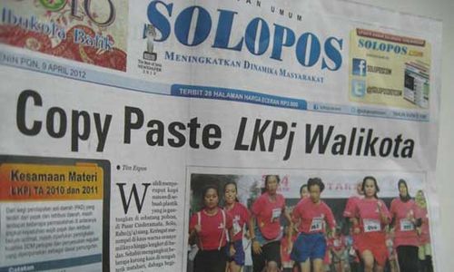 LKPJ WALIKOTA: Pemkot Solo Bantah Lakukan Copy Paste 