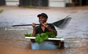  BANJIR FIJI: 2.000 Warga Australia Terjebak Banjir Dasyat di Fiji