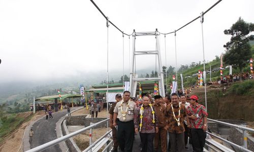 REHAB REKONSTRUKSI: Juni, Jembatan Permanen Lereng Merapi Dibangun