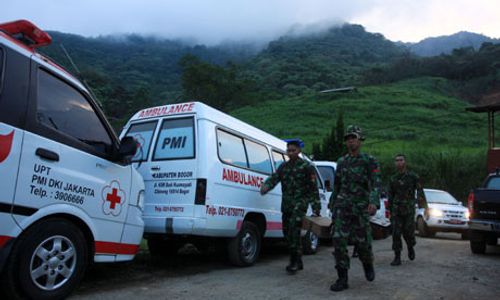 EVAKUASI KORBAN SUKHOI: 7 Kantong Jenazah dan Dua Ambulans Disiapkan