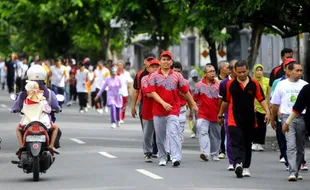 KORIDOR PEDESTRIAN Jl Sudirman Dibangun Mulai Juli