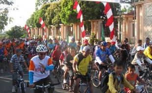 HARI JADI KABUPATEN SRAGEN: Rayakan Hari Jadi, Pemkab Adakan Fun Bike