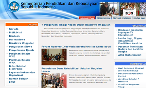 Website Kemendiknas Malah Ngadat Saat Tampilkan PENGUMUMAN UN SMK 2012