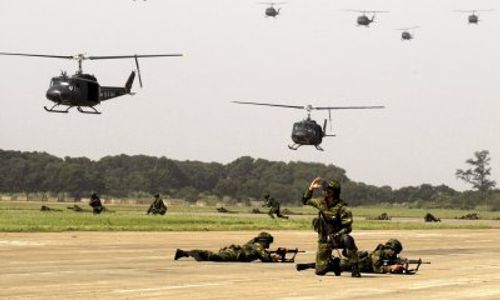 LATIHAN MILITER: TNI AU gelar latihan udara di Biak