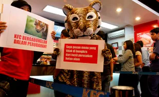 SELAMATKAN HUTAN DAN HARIMAU SUMATERA