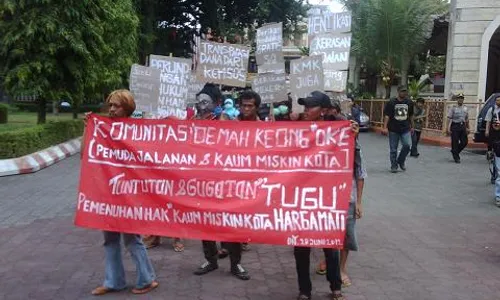 Tuntut Perhatian Pemerintah, Kaum Miskin Kota Jogja Demo di DPRD